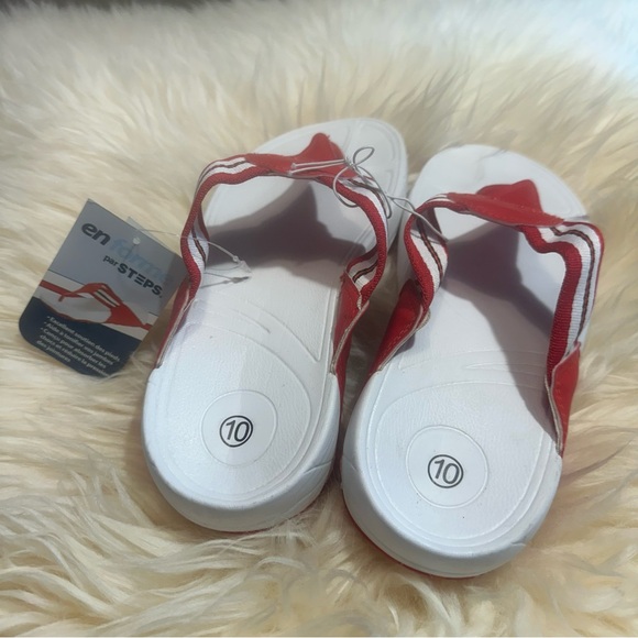 Fitflop leg toning sandals reduces joint strain arch support  flipflop thong. - Picture 10 of 12